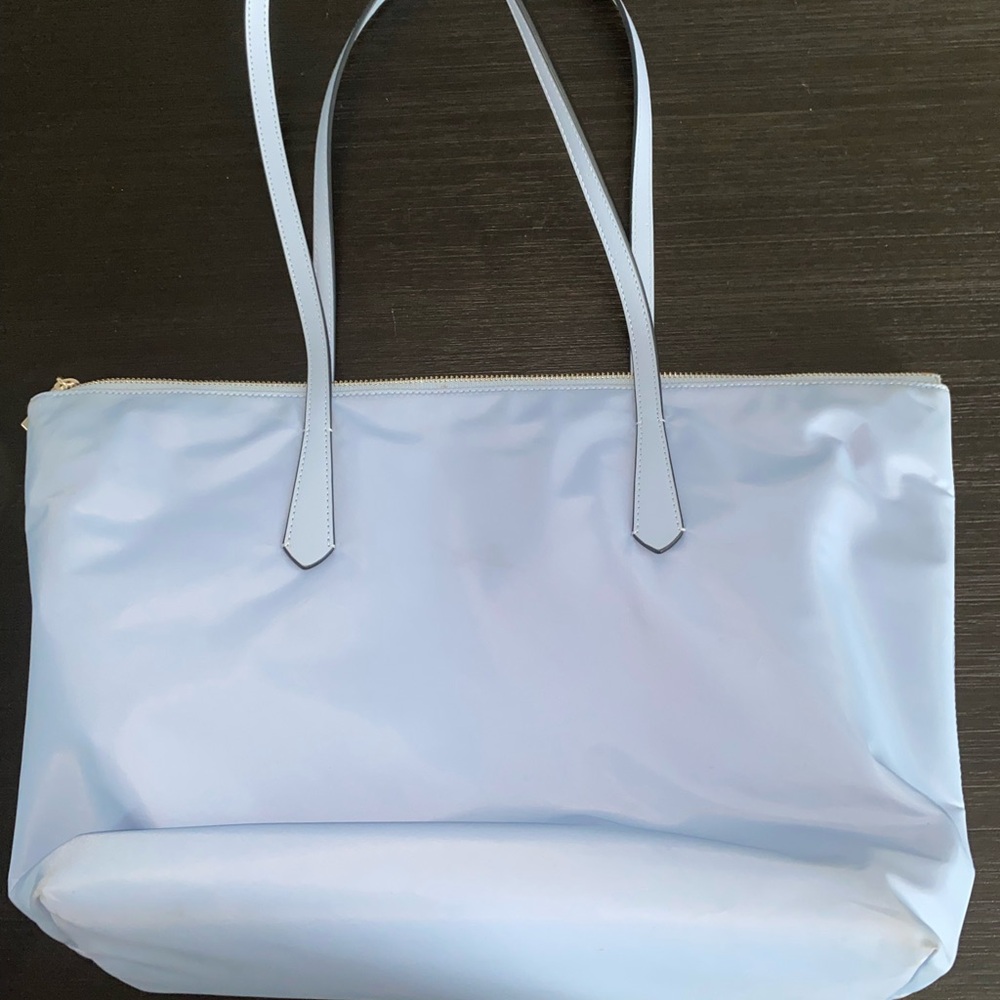 Kate Spade New York  Kitt Nylon Sky Blue Medium Tote Bag - Picture 4 of 9